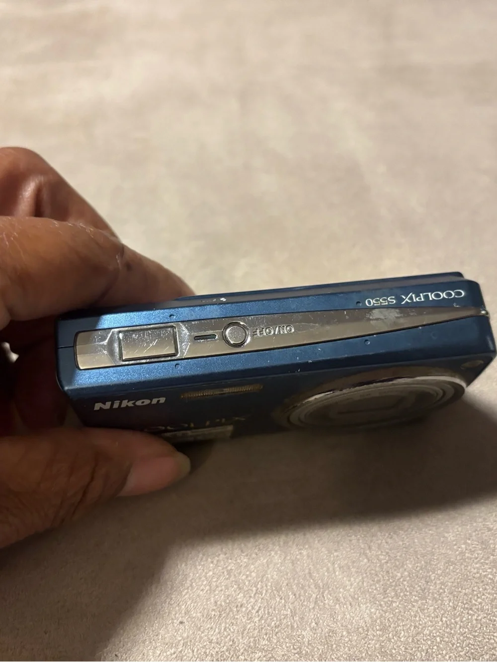 Nikon COOLPIX S550 Blue 10MP Digital Camera 5x Zoom VR Y2K Digicam Tested